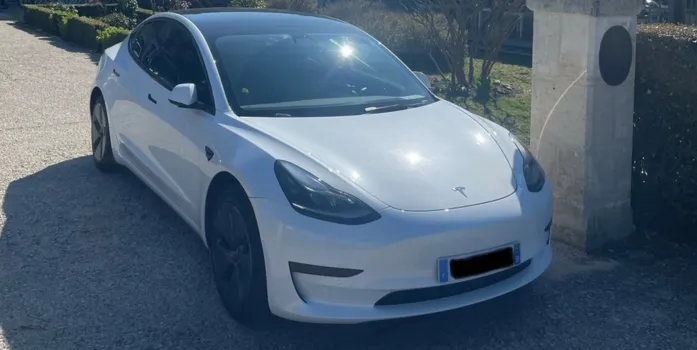 chauffeur vtc service toutes distances tesla model 3